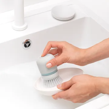 Brabantia ディッシュソープホルダー & ディッシュブラシ - light grey - Brabantia | ブラバンシア