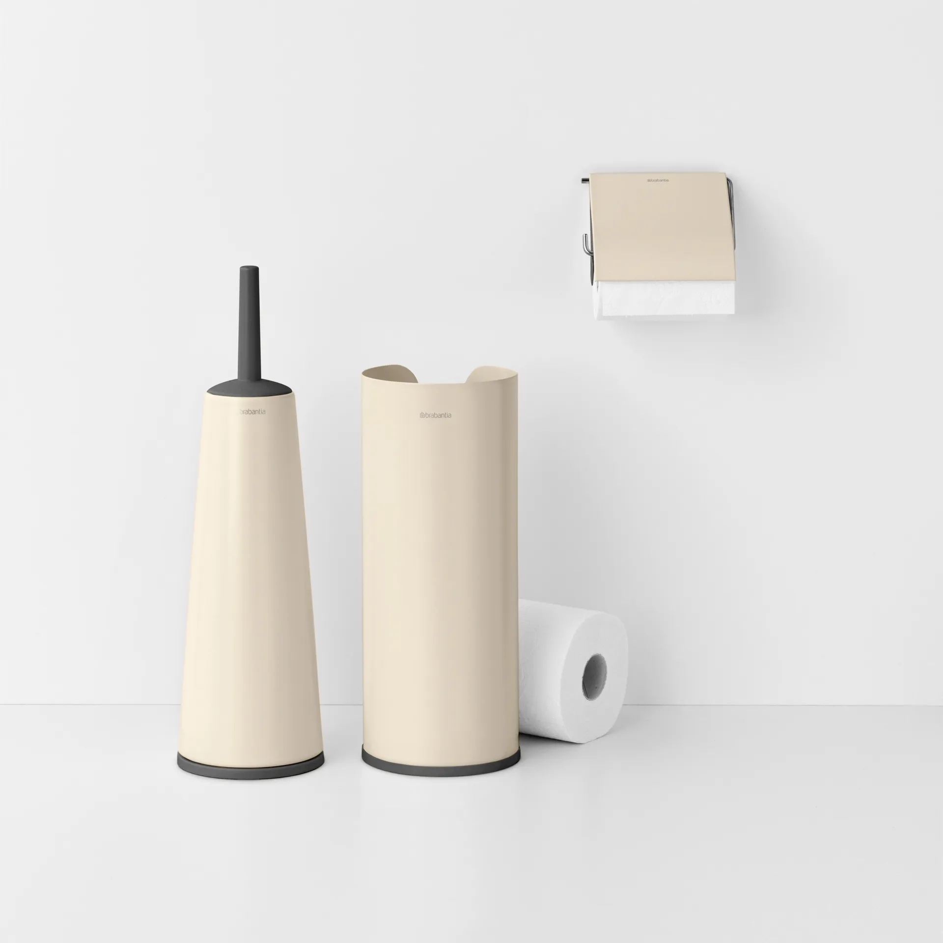 Brabantia ReNew バスルームアクセアサリー 3個セット, Soft Beige Brabantia | ブラバンシア