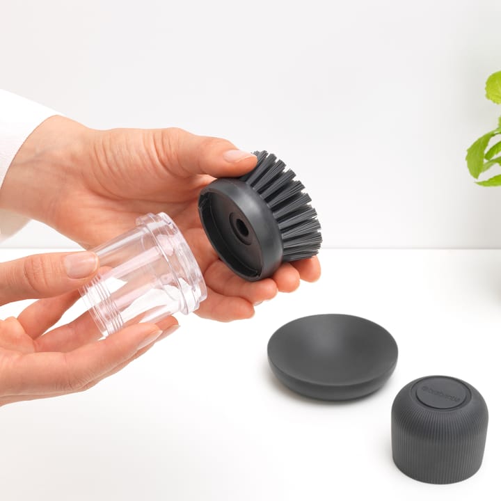 ディッシュソープホルダー & ディッシュブラシ, dark grey Brabantia | ブラバンシア