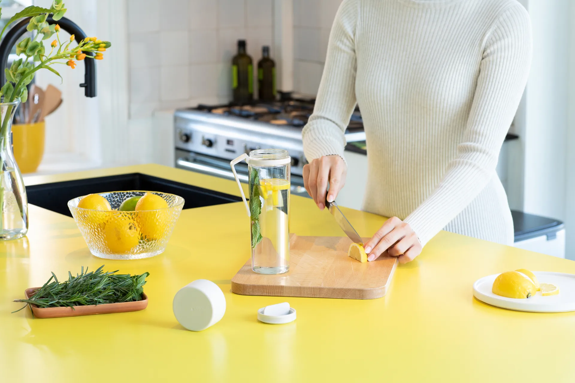 Make & Take ウォーターボドル ストレーナー付き 0.5 L, Light grey Brabantia | ブラバンシア