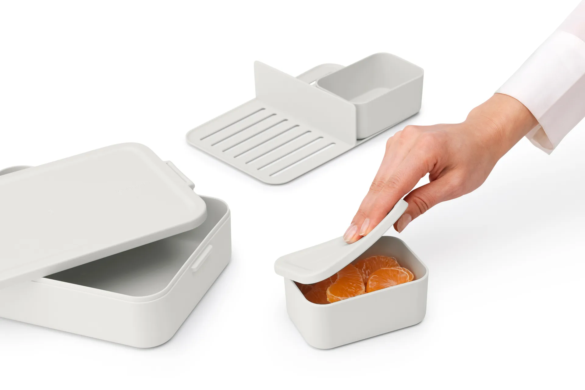 Make & Take 弁当箱 ランチボックス Large 2 L, Light grey Brabantia | ブラバンシア