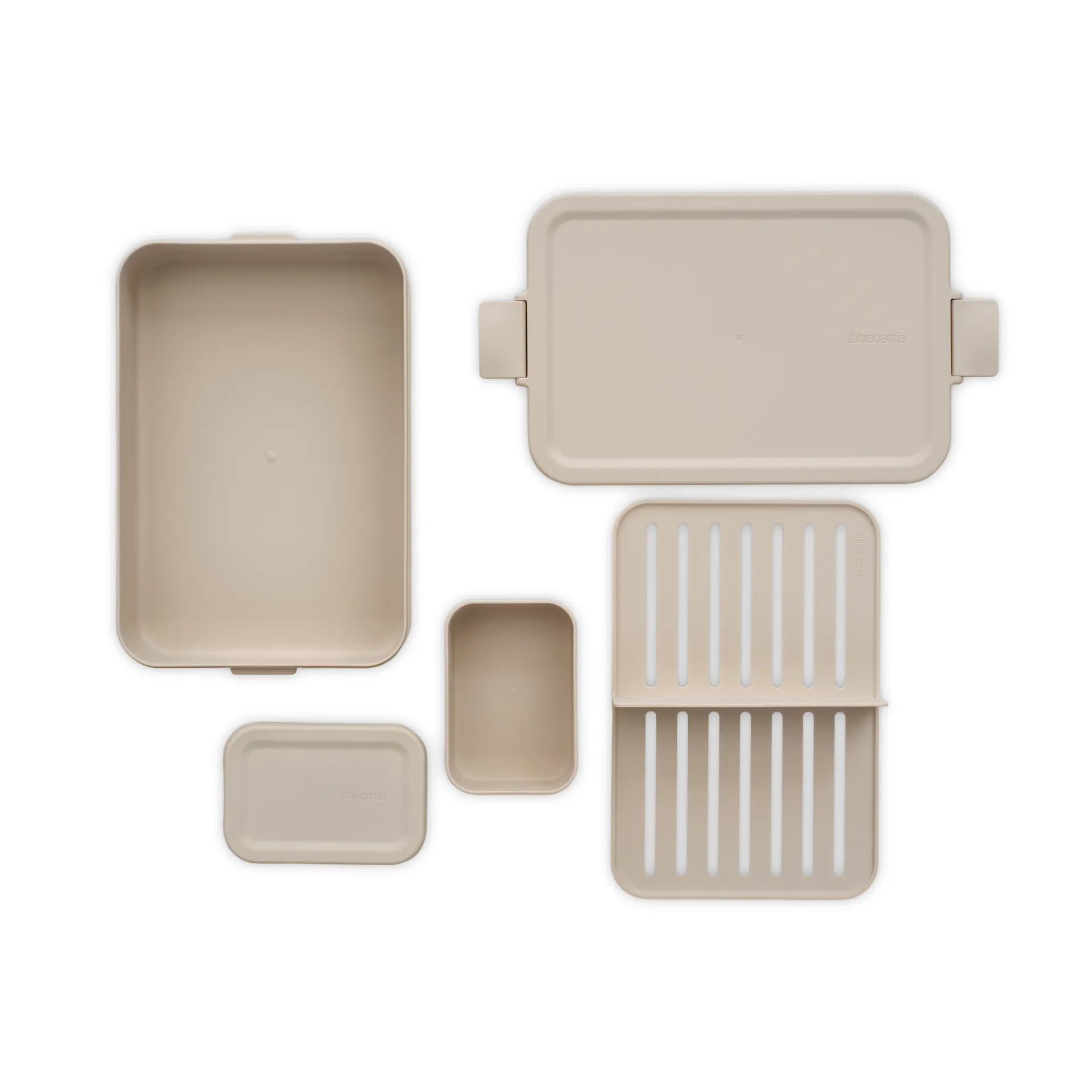 Make & Take 弁当箱 ランチボックス Large 2 L, Soft Beige Brabantia | ブラバンシア