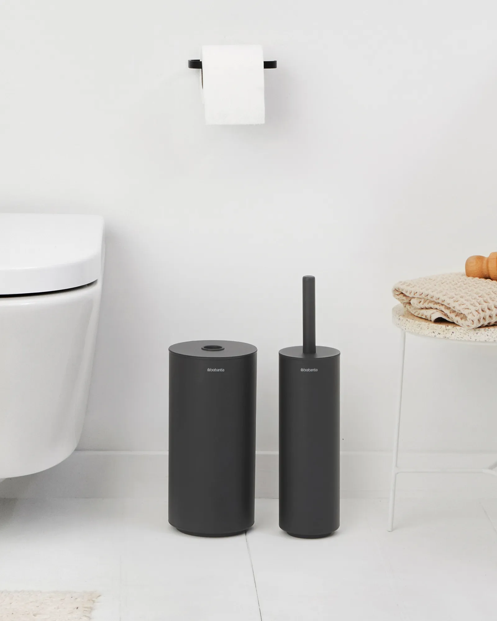 Mindset トイレセット 3ピース, Mineral infinite grey Brabantia | ブラバンシア
