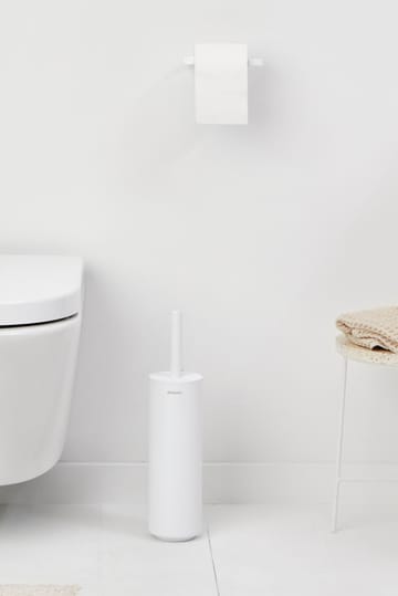 MindSet ホルダー付きトイレブラシ - Mineral Fresh White, silicone - Brabantia | ブラバンシア