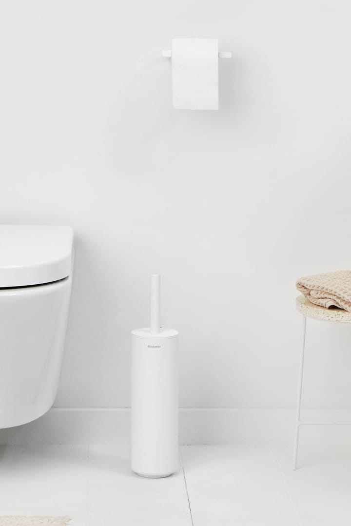 MindSet ホルダー付きトイレブラシ, Mineral Fresh White, silicone Brabantia | ブラバンシア