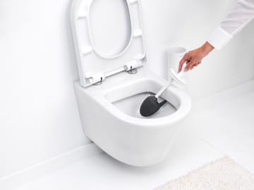 MindSet ホルダー付きトイレブラシ - Mineral Fresh White, silicone - Brabantia | ブラバンシア