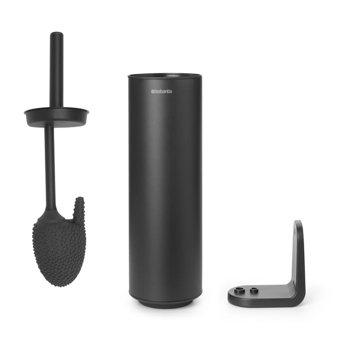 MindSet ホルダー付きトイレブラシ, Mineral Infinite Grey, silicone Brabantia | ブラバンシア