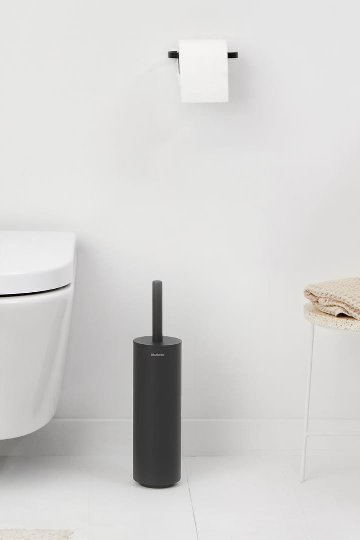 MindSet ホルダー付きトイレブラシ, Mineral Infinite Grey, silicone Brabantia | ブラバンシア