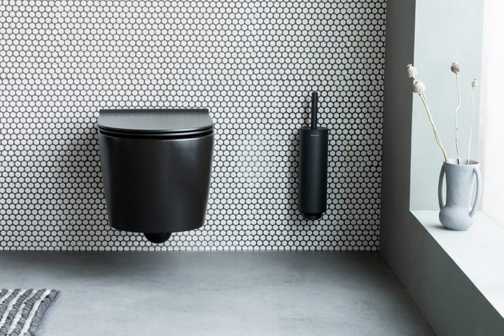 MindSet ホルダー付きトイレブラシ, Mineral Infinite Grey, silicone Brabantia | ブラバンシア