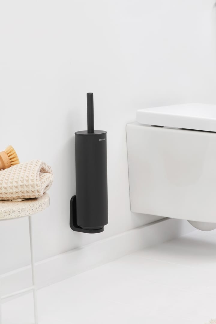 MindSet ホルダー付きトイレブラシ, Mineral Infinite Grey, silicone Brabantia | ブラバンシア
