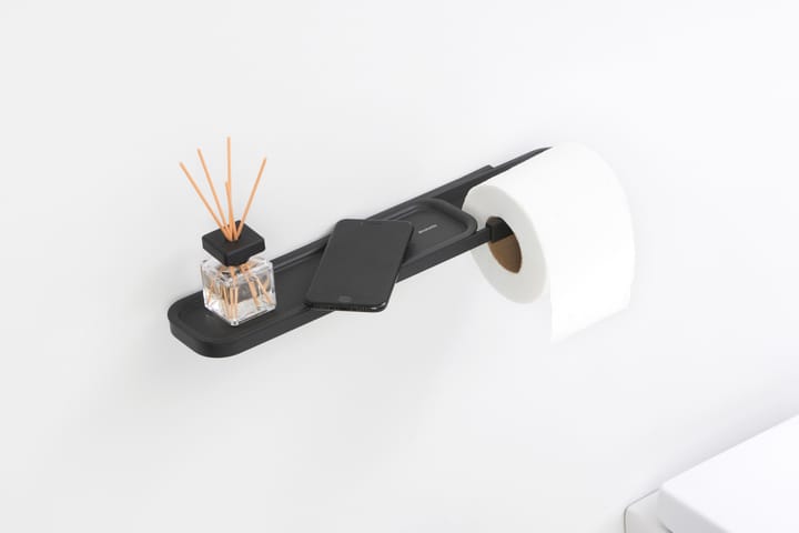 MindSet シェルフ付きトイレットペーパーホルダー, Mineral Infinite Grey Brabantia | ブラバンシア