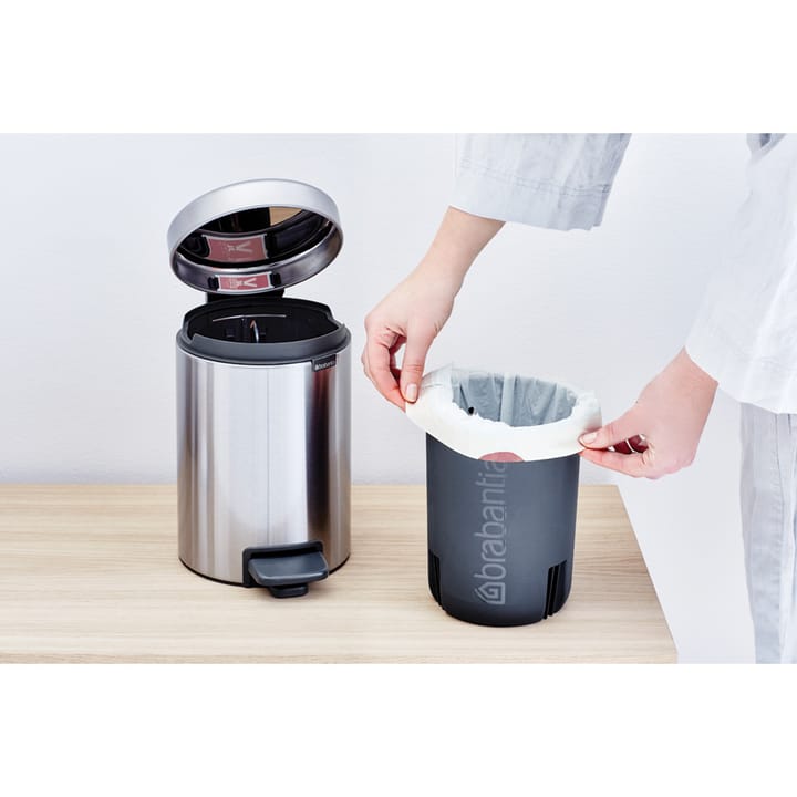 New Icon ペダルビン 3 L, Matt steel fingerprint proof Brabantia | ブラバンシア