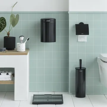 New Icon ウォールバケット 3L - matte black - Brabantia | ブラバンシア