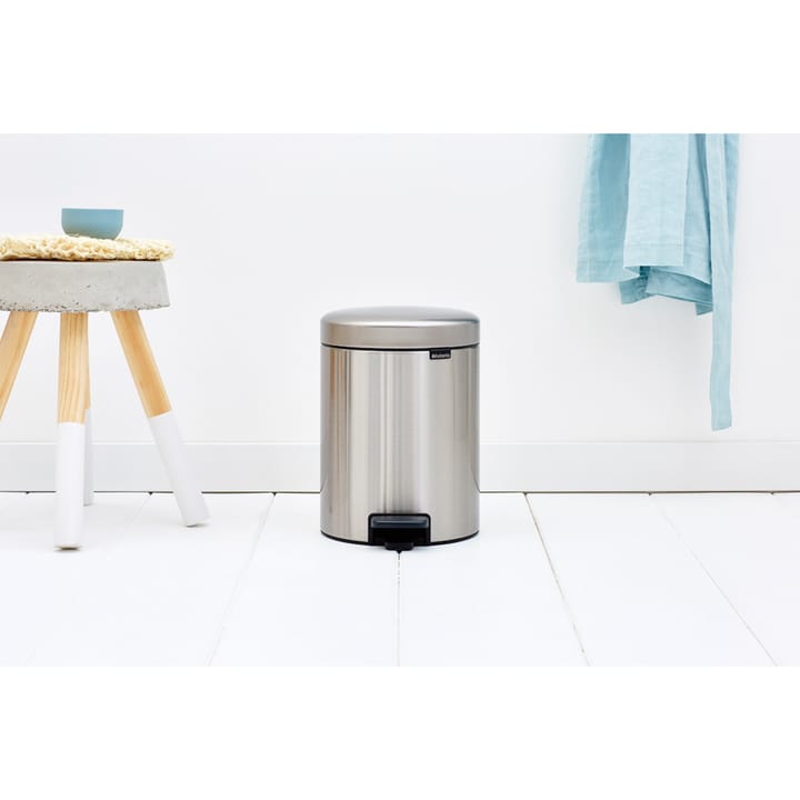 New Icon ペダルビン 5 L, Matt steel fingerprint proof Brabantia | ブラバンシア