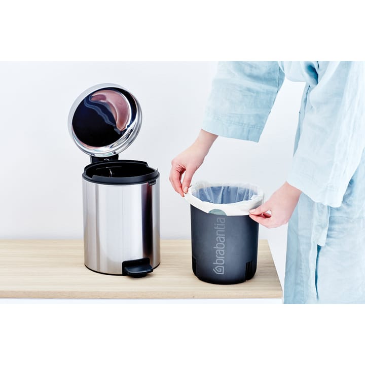 New Icon ペダルビン 5 L, Matt steel fingerprint proof Brabantia | ブラバンシア