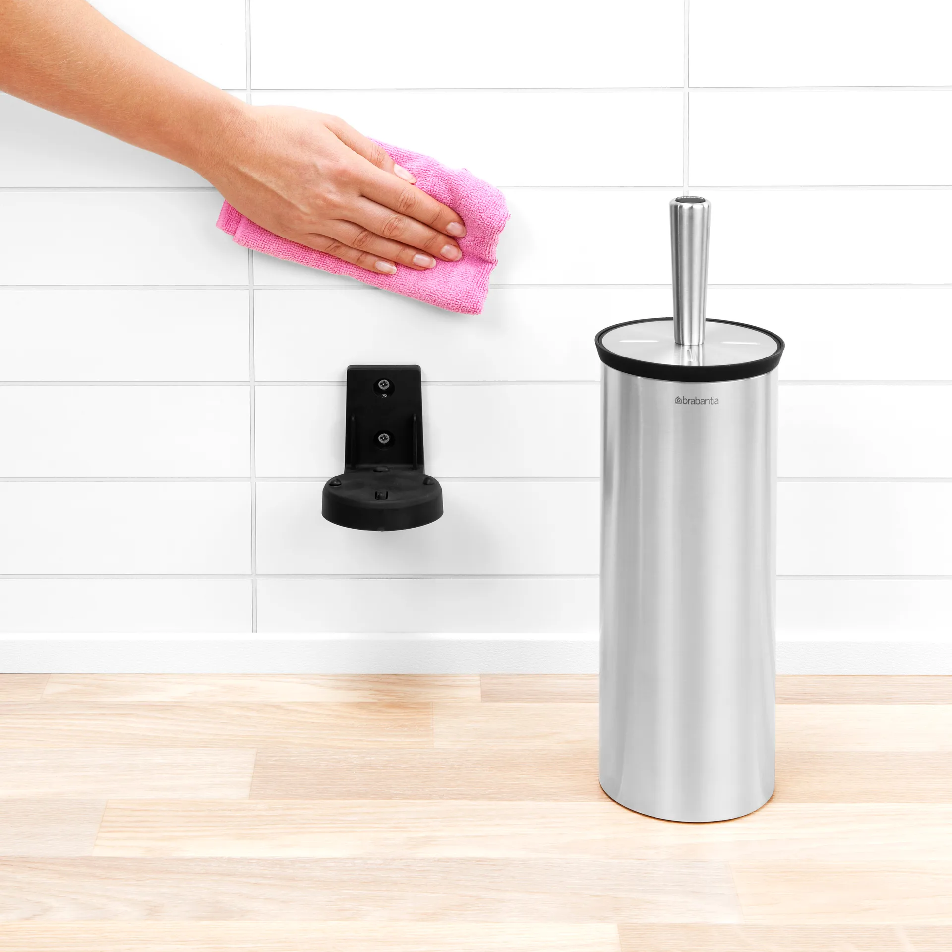 Profile トイレブラシ 壁設置タイプ, matte steel Brabantia | ブラバンシア