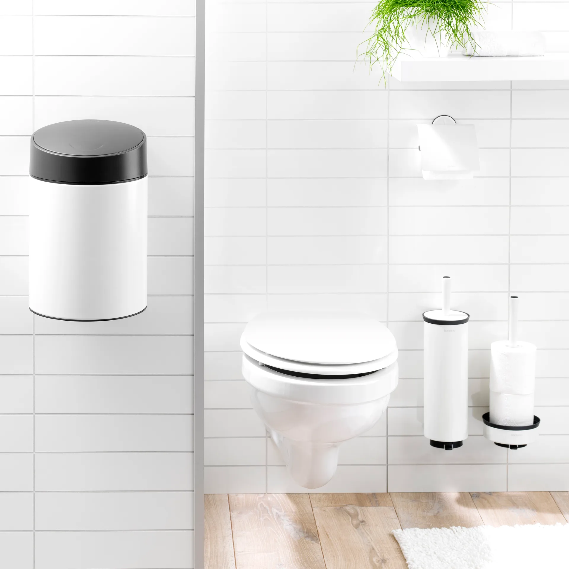 Profile トイレブラシ 壁設置タイプ, pure white Brabantia | ブラバンシア