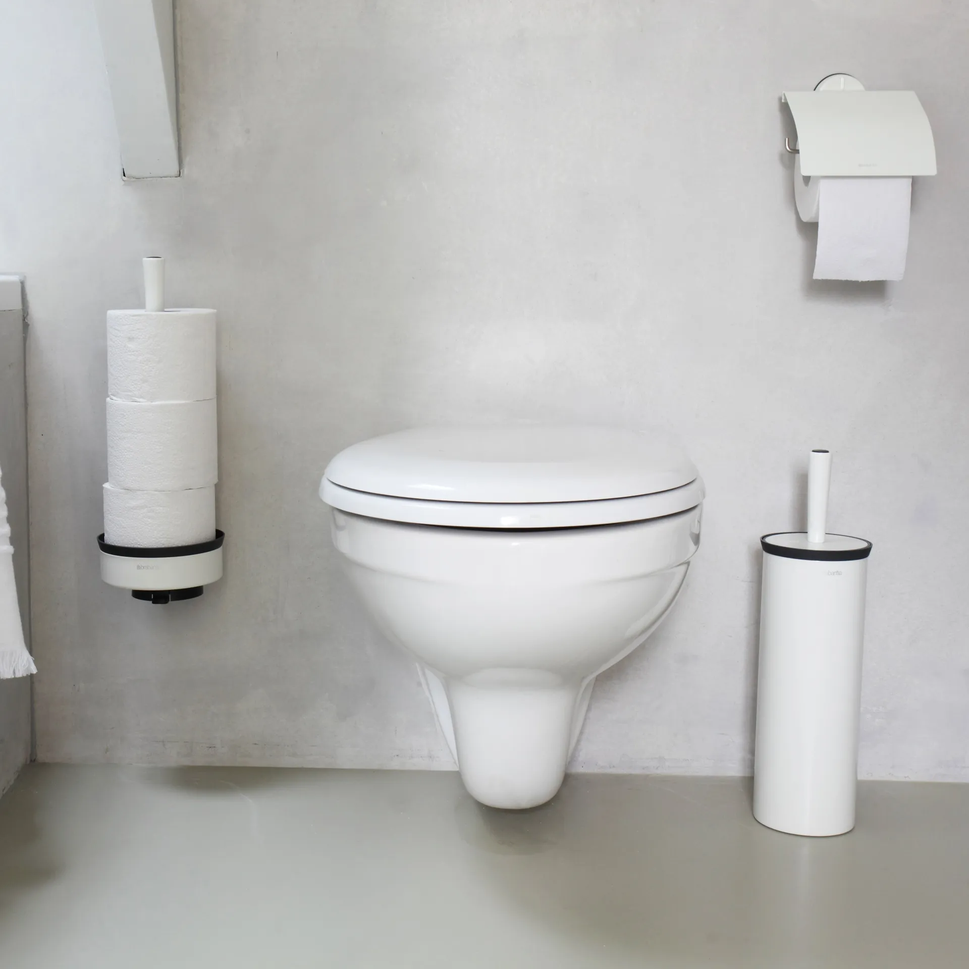 Profile トイレブラシ 壁設置タイプ, pure white Brabantia | ブラバンシア