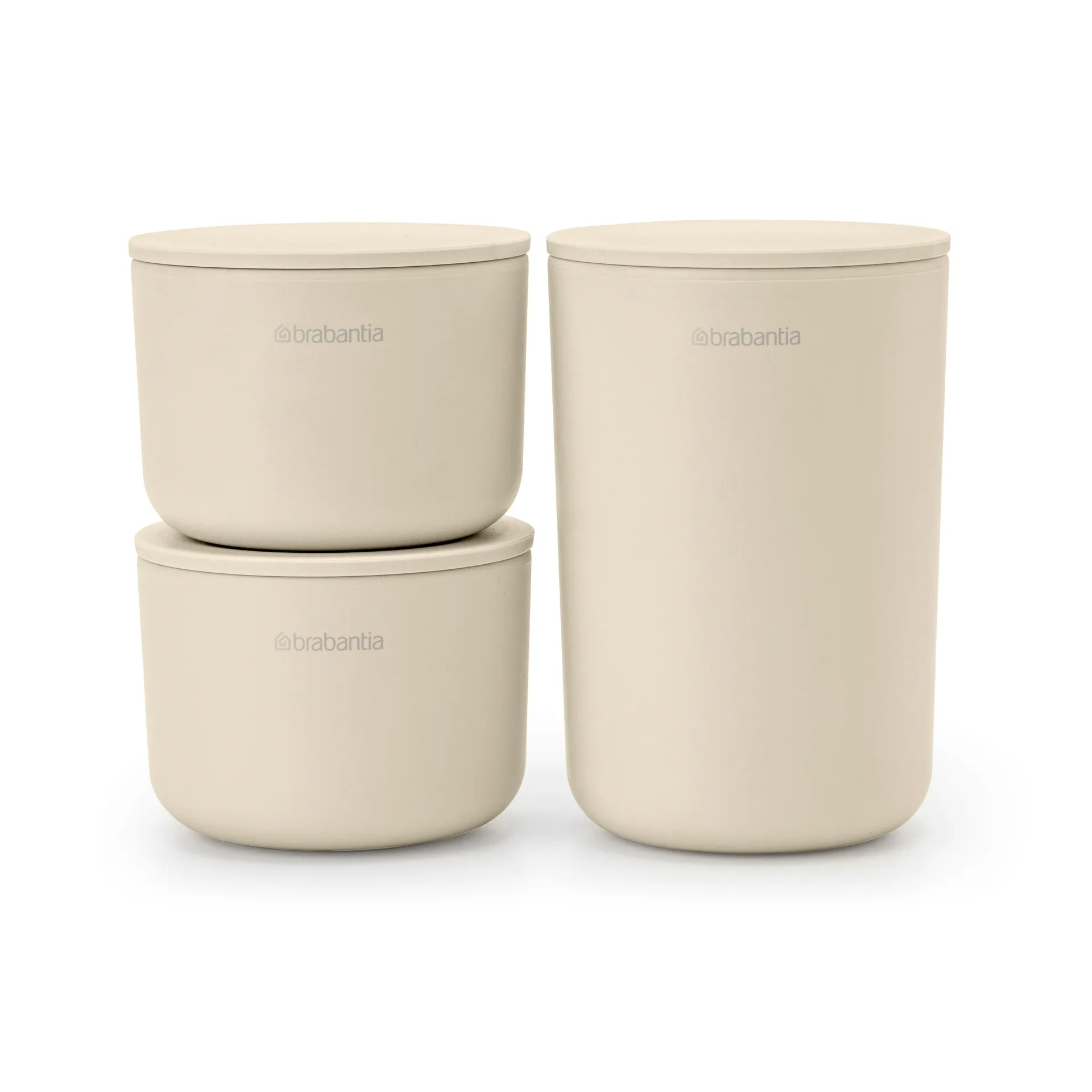 ReNew 収納ジャー 3パック, Soft Beige Brabantia | ブラバンシア
