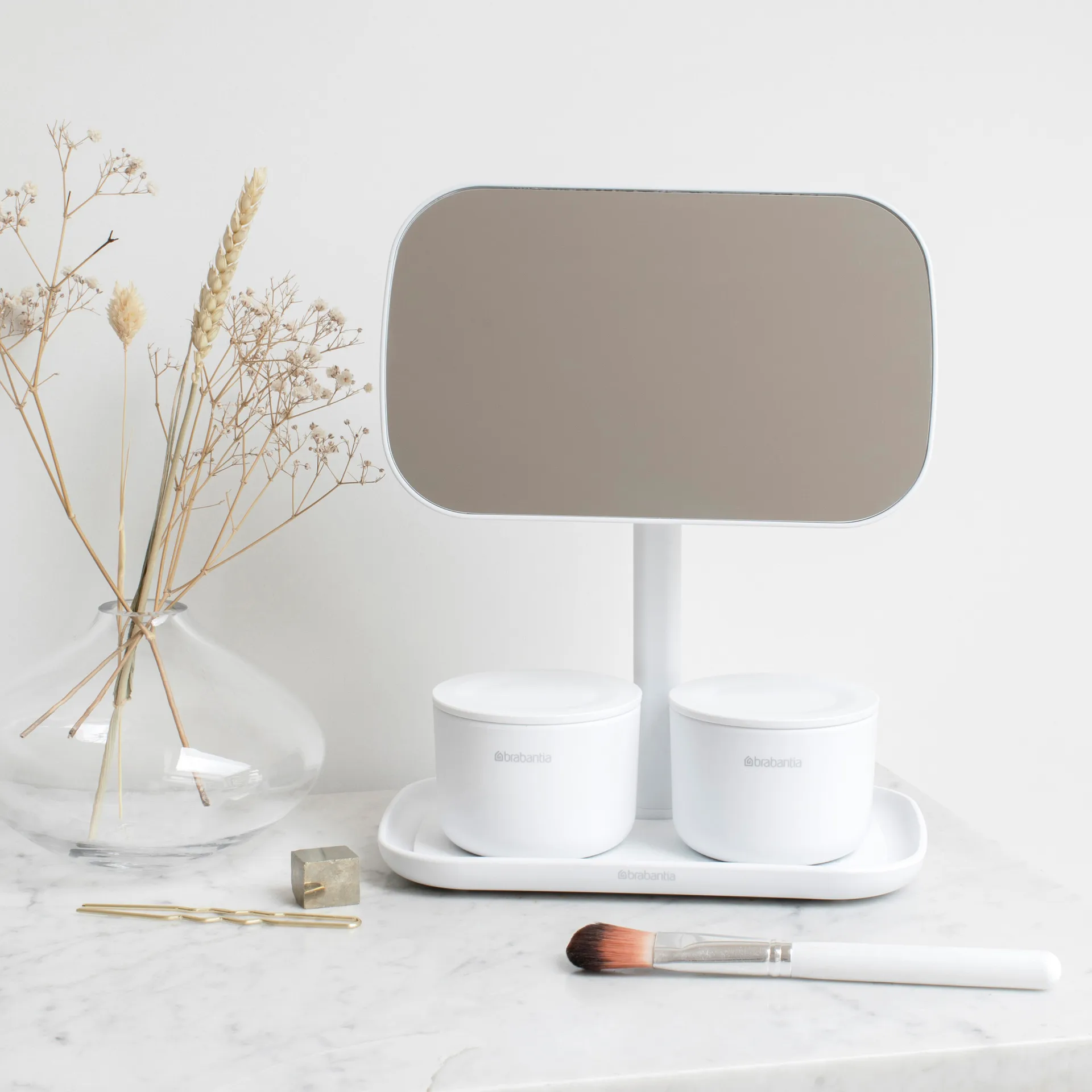 ReNew ミラー & 収納トレイ, white Brabantia | ブラバンシア