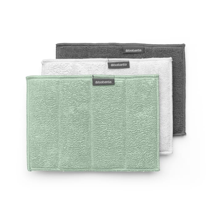 Sinkside スポンジ マイクロファイバー 3パック - Jade green - Brabantia | ブラバンシア