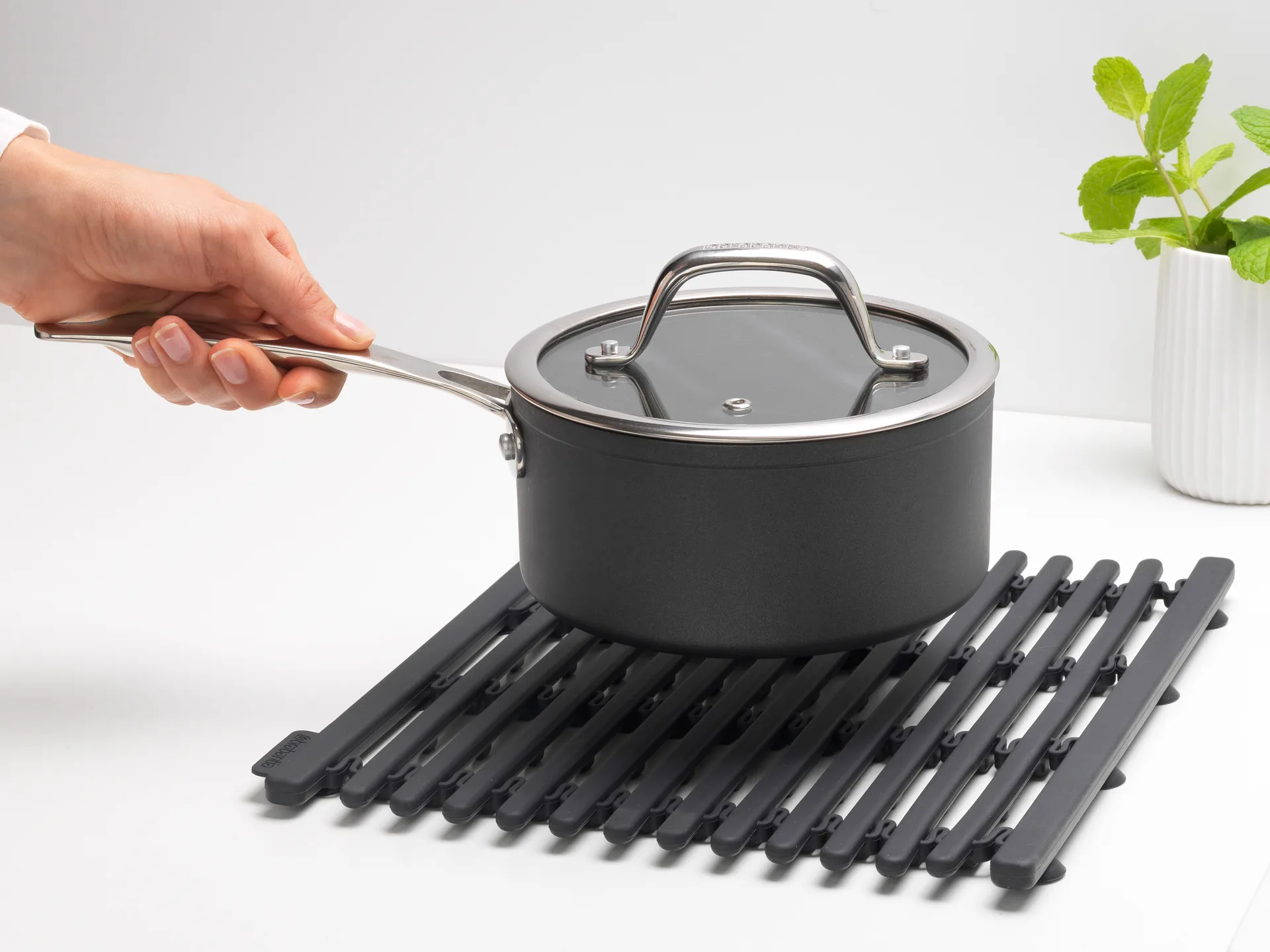 Sinkside ディッシュラック 30x30 cm, Dark grey Brabantia | ブラバンシア