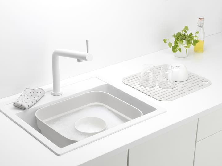 Sinkside ディッシュボウル (乾燥トレイ付) 34x37 cm, Light grey Brabantia | ブラバンシア