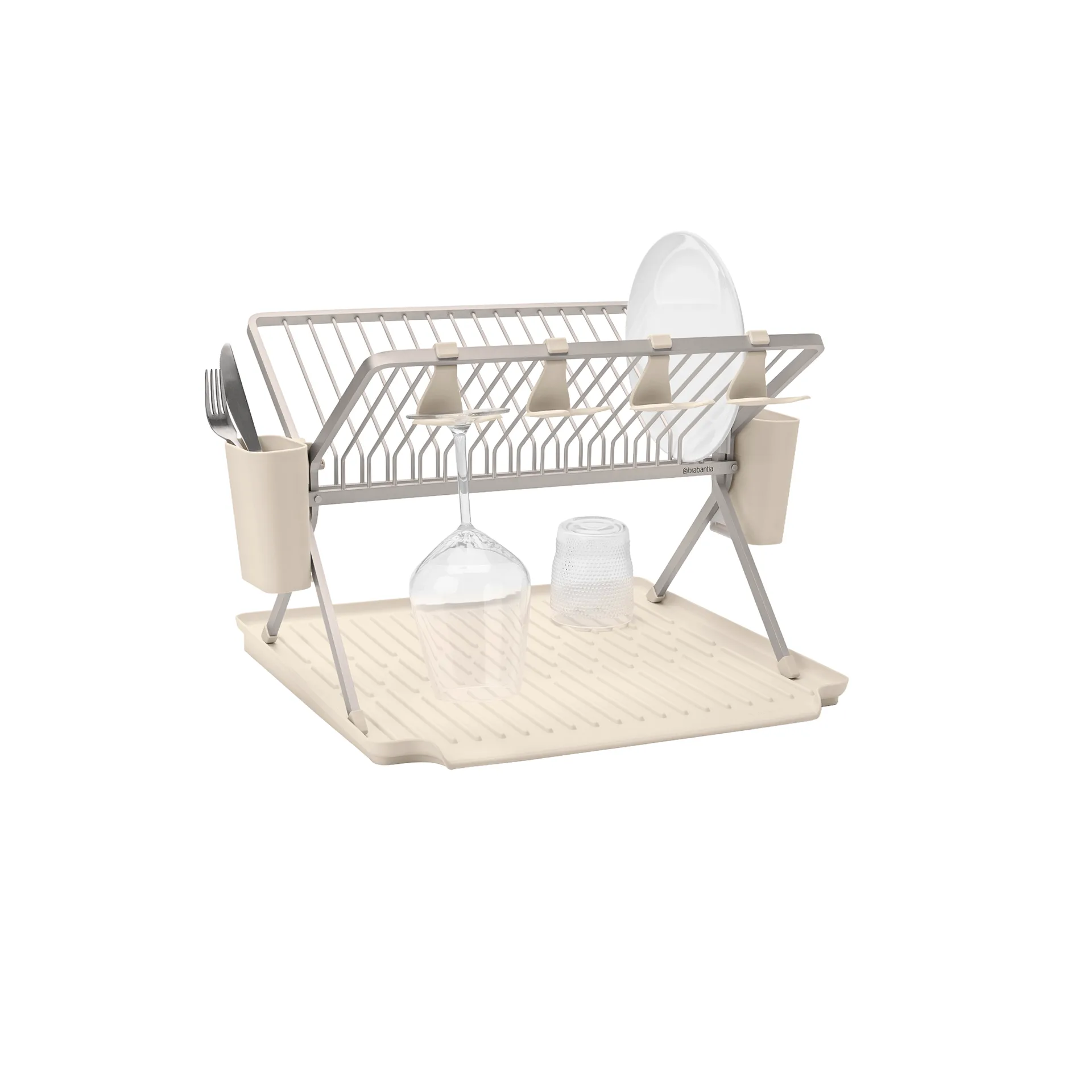 Sinkside 折り畳み ディッシュラック51 cm, Soft Beige Brabantia | ブラバンシア