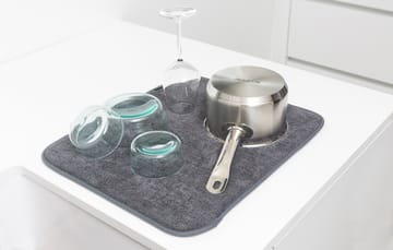 Sinkside dish mat mikrofiber 47x40 cm - Dark grey - Brabantia | ブラバンシア