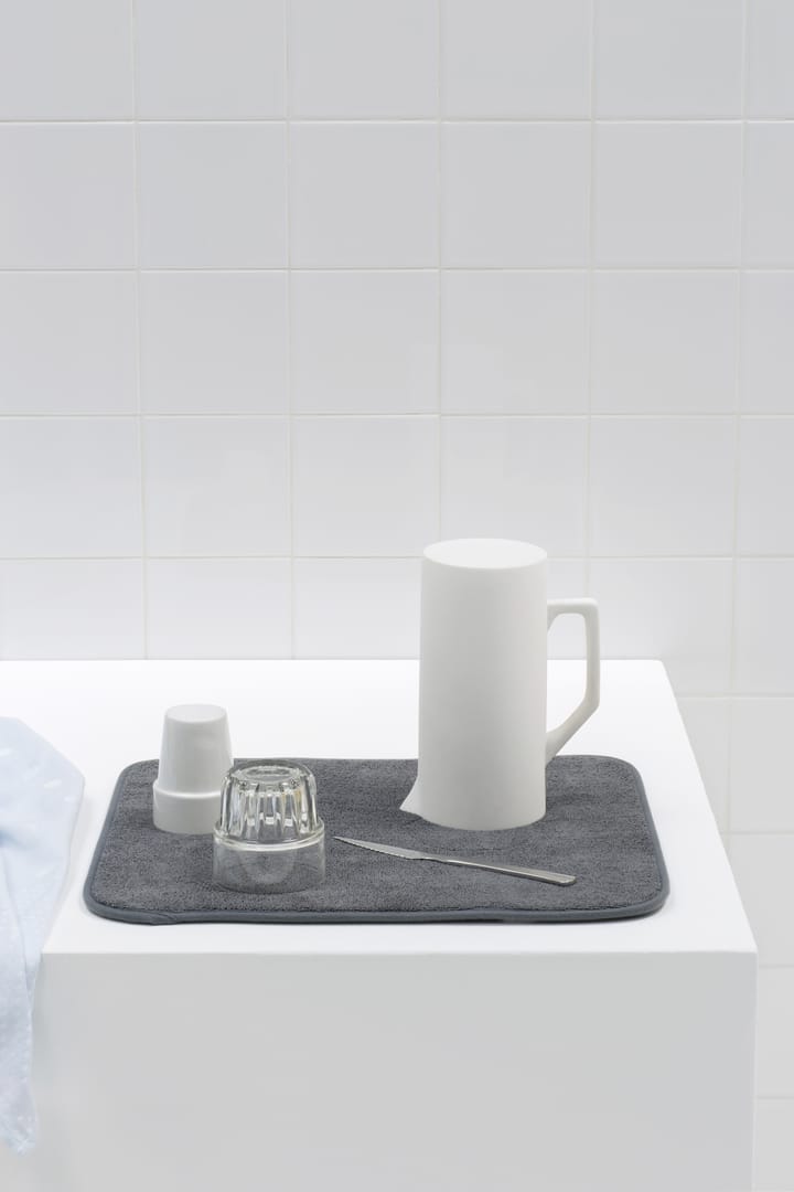 Sinkside dish mat mikrofiber 47x40 cm, Dark grey Brabantia | ブラバンシア