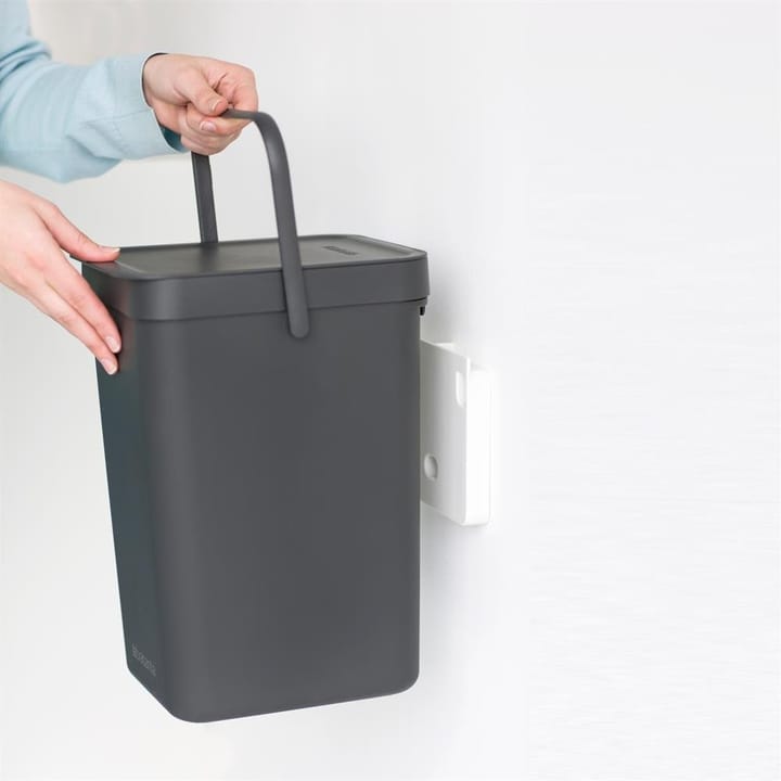 Sort & Go ウェイストビン 12 l., grey Brabantia | ブラバンシア