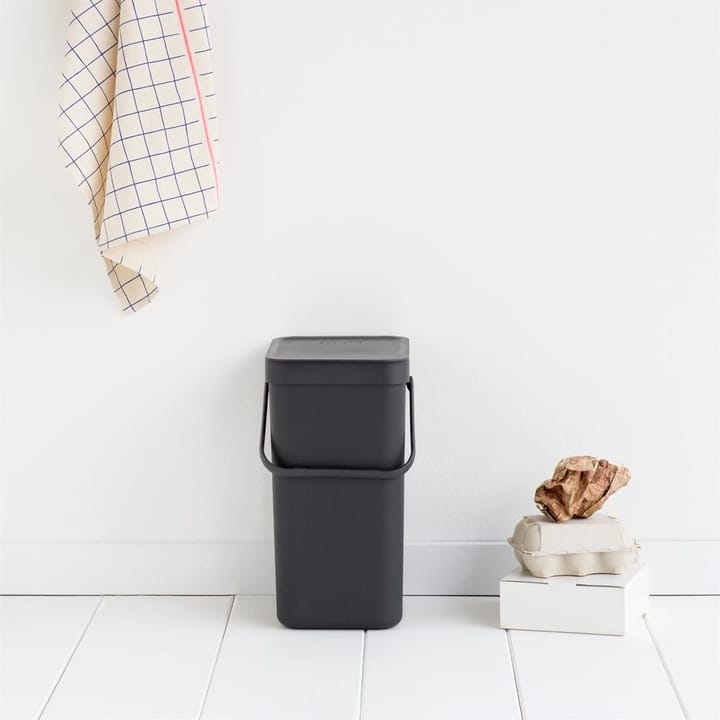Sort & Go ウェイストビン 12 l., grey Brabantia | ブラバンシア