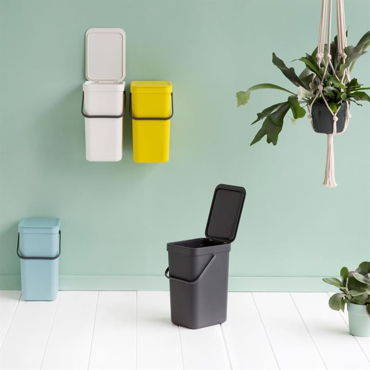 Sort & Go ウェイストビン 12 l., grey Brabantia | ブラバンシア