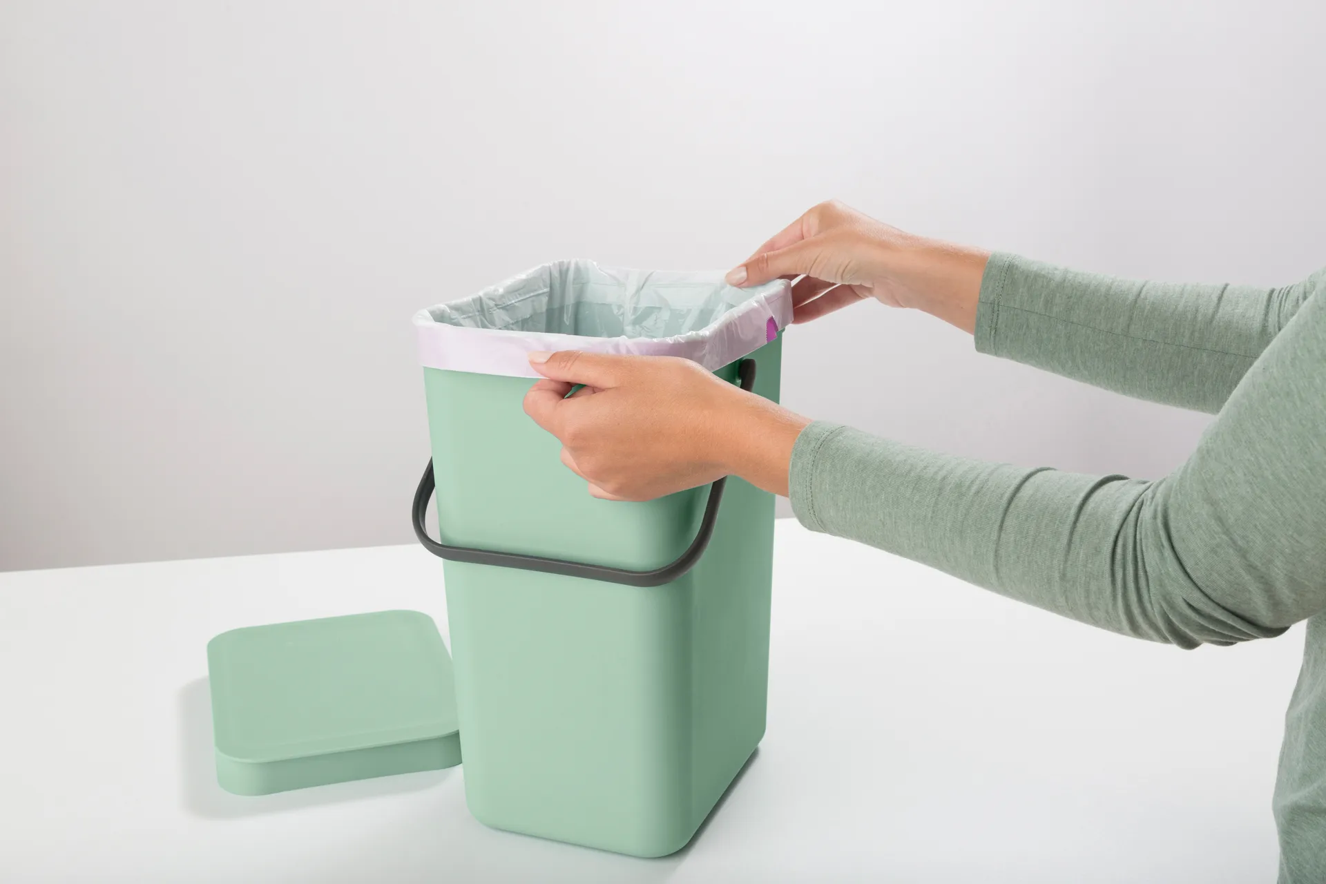Sort & Go ウェイストビン 12 l., Jade green Brabantia | ブラバンシア