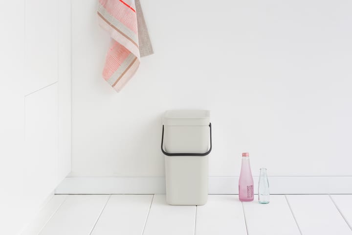 Sort & Go ウェイストビン 12 l., Light grey Brabantia | ブラバンシア