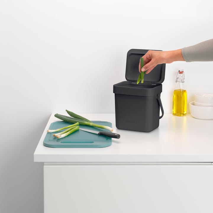 Sort & Go ウェイストビン 3 L, Grey Brabantia | ブラバンシア