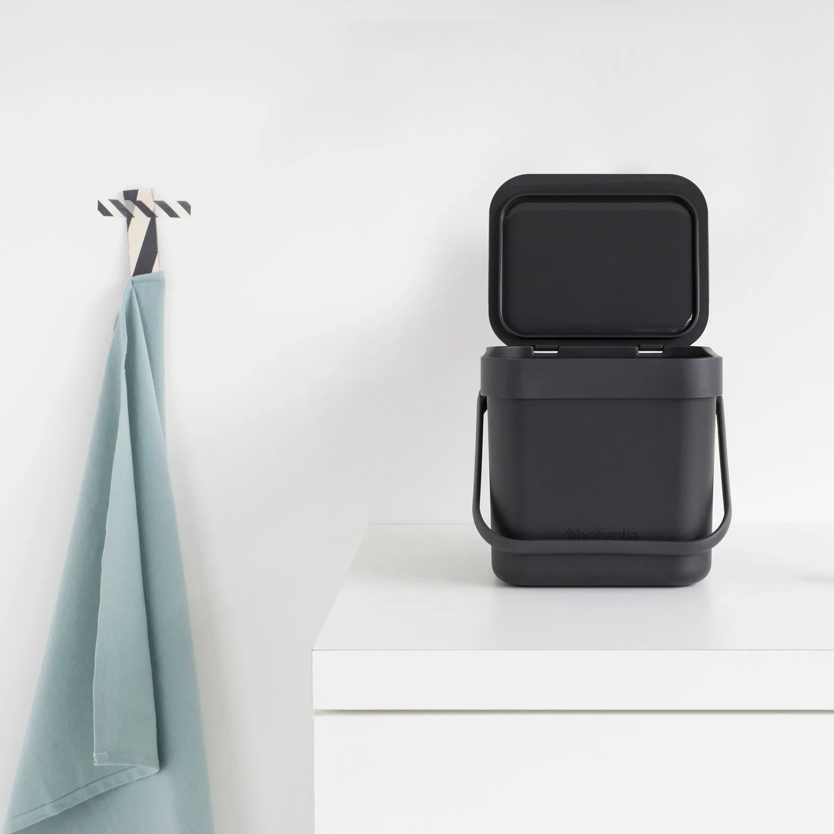 Sort & Go ウェイストビン 3 L, Grey Brabantia | ブラバンシア