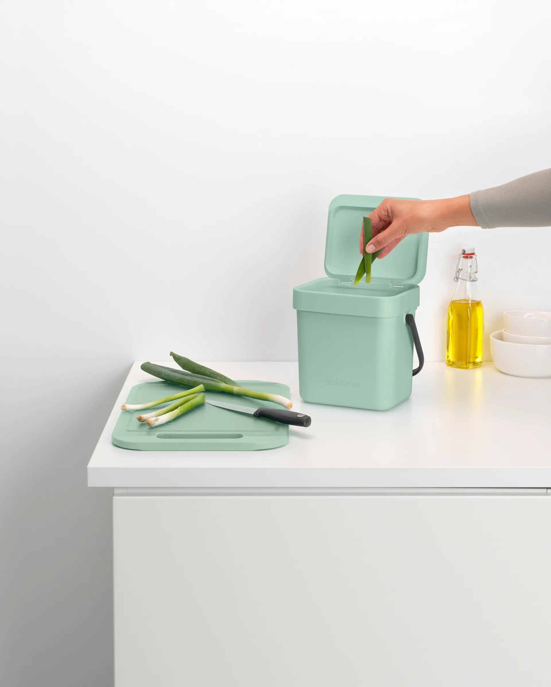 Sort & Go ウェイストビン 3 L, Jade green Brabantia | ブラバンシア