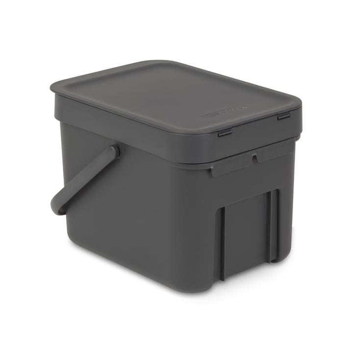 Sort & Go ウェイストビン 6 l. - grey - Brabantia | ブラバンシア