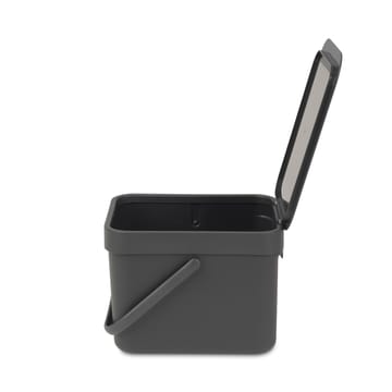 Sort & Go ウェイストビン 6 l. - grey - Brabantia | ブラバンシア