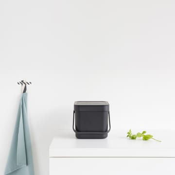 Sort & Go ウェイストビン 6 l. - grey - Brabantia | ブラバンシア