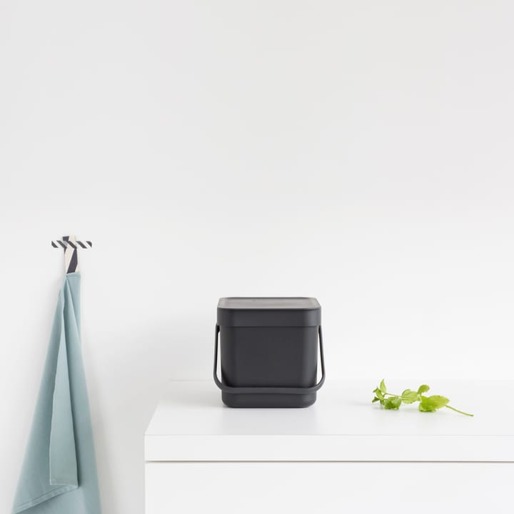 Sort & Go ウェイストビン 6 l., grey Brabantia | ブラバンシア