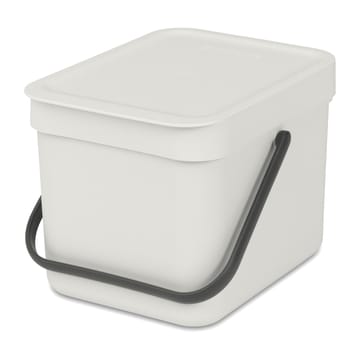 Sort & Go ウェイストビン 6 l. - Light grey - Brabantia | ブラバンシア