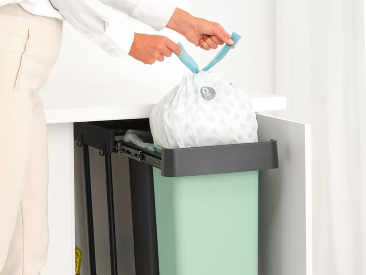 Sort&Go ビルトインゴミ箱 2x30 L - Dark grey - Brabantia | ブラバンシア