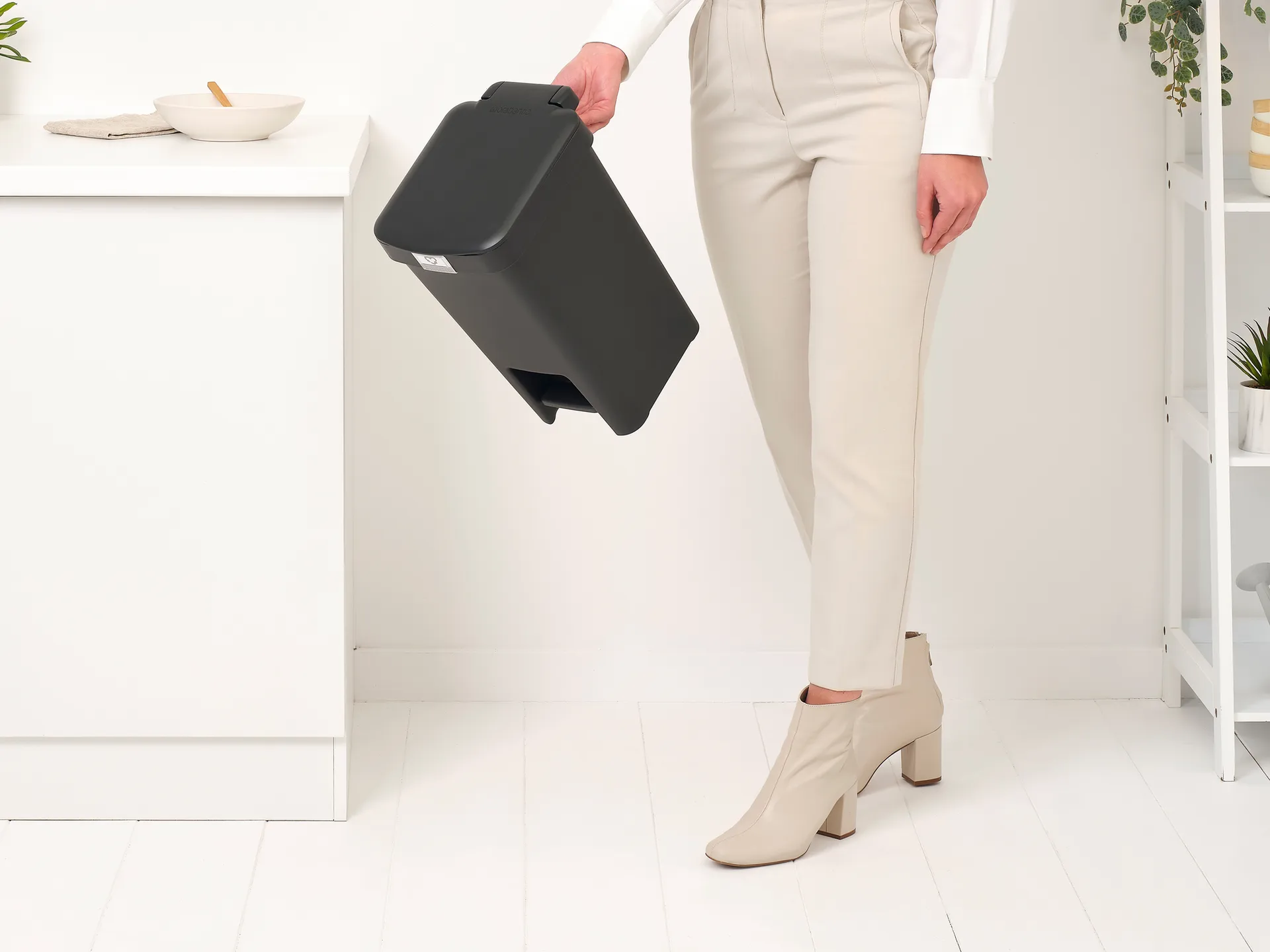 StepUp ペダルビン 10 L, Dark grey Brabantia | ブラバンシア