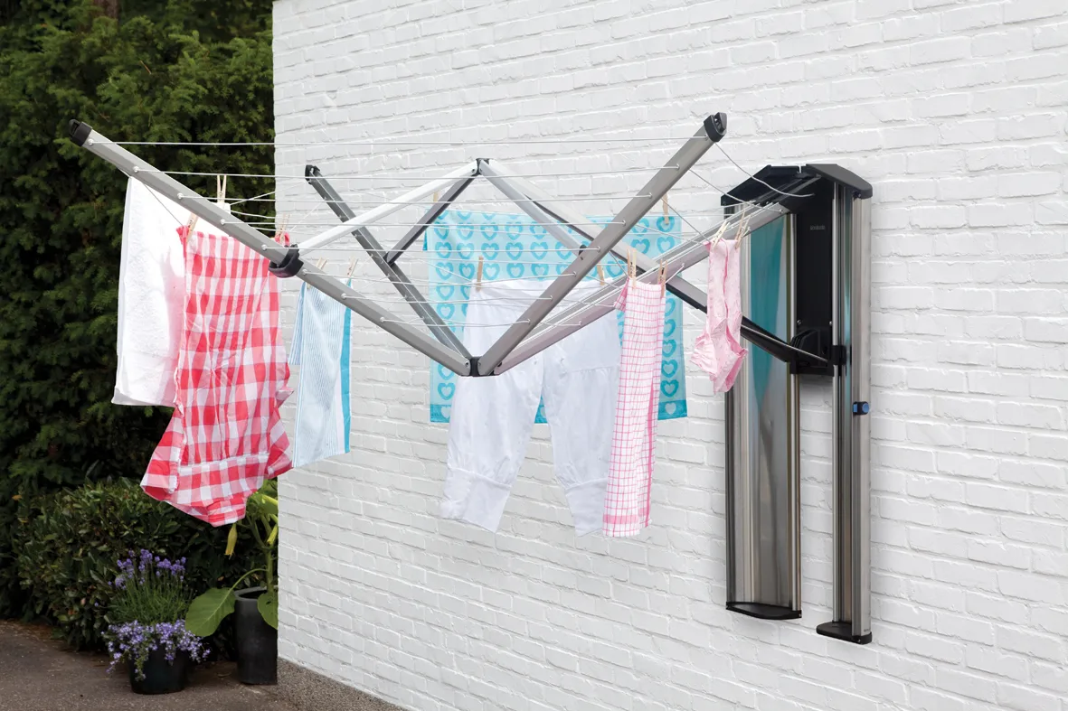 Brabantia | ブラバンシア からのWallFix 物干し 収納ボックス付き 