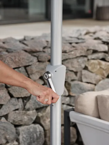 Abriola パラソル - Charcoal black, Ø270 cm - Brafab