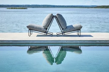 Blixt ラウンジアームチェア - Black-teddy ant - Brafab