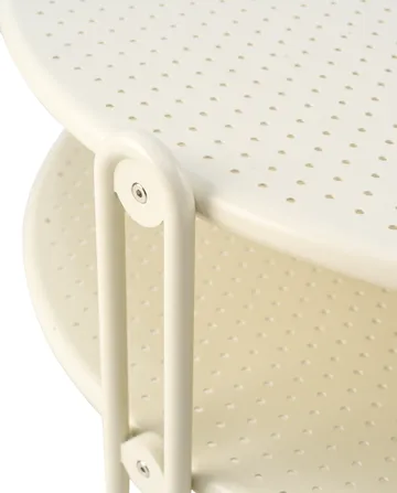 Blixt コーヒーテーブル - Pearl white, Ø85 cm - Brafab