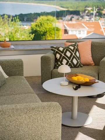 Bolster アームチェア - Anthracite-teddy verde - Brafab